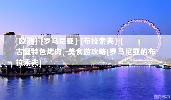 [欧洲]-[罗马尼亚]-[布拉索夫]-[古堡特色烤肉]-美食游攻略(罗马尼亚的布拉索夫)